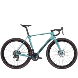 Bianchi Impulso RC Gravel Bike Force AXS - Celeste Metallic