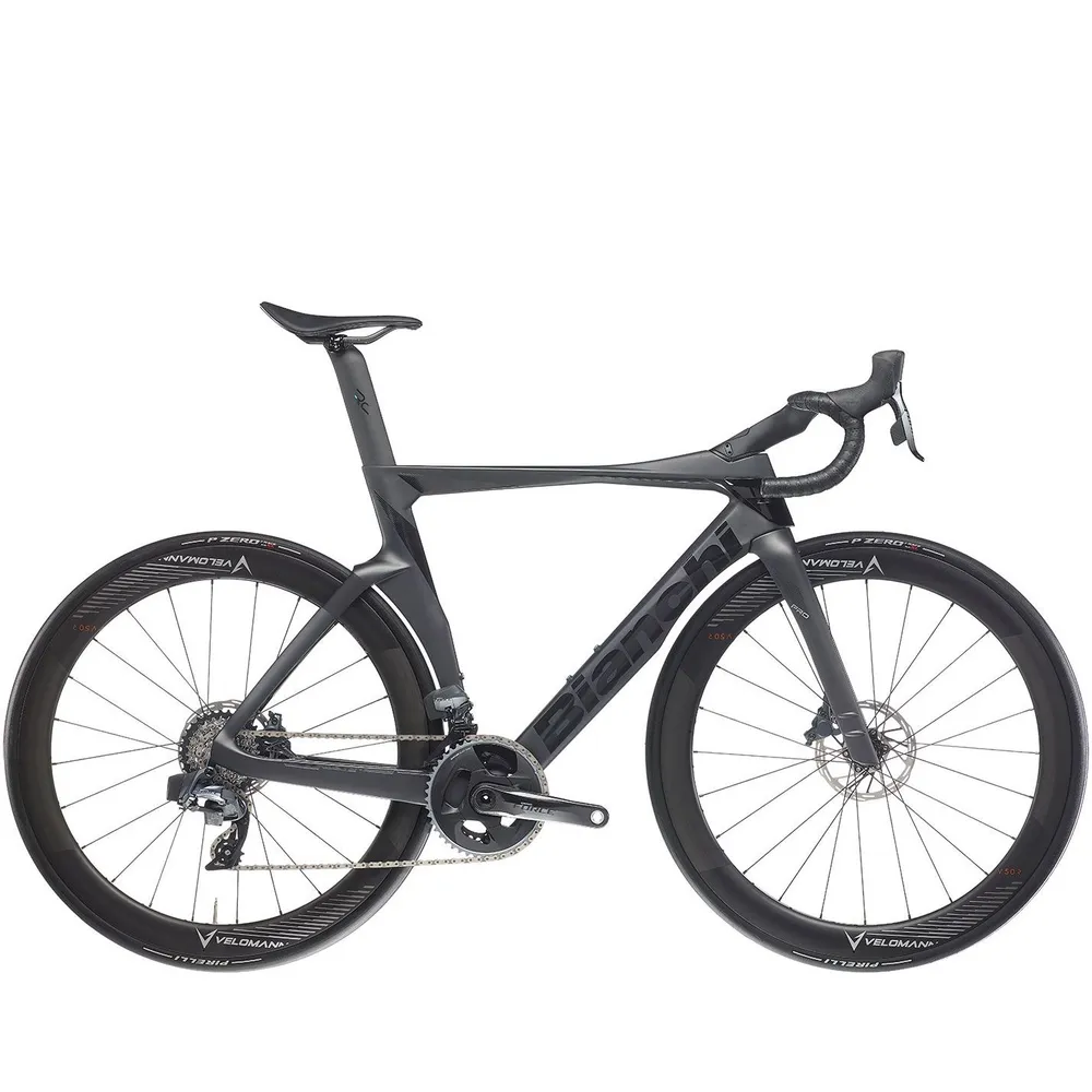 Bianchi Oltre Pro Road Bike Force AXS - Matt Black/Glossy Black
