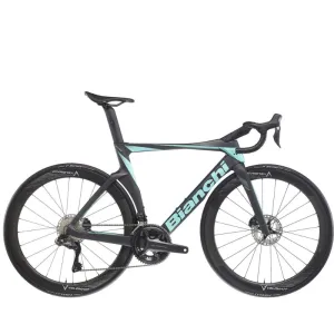 Bianchi Oltre Pro Road Bike Ultegra Di2 - Black/Celeste
