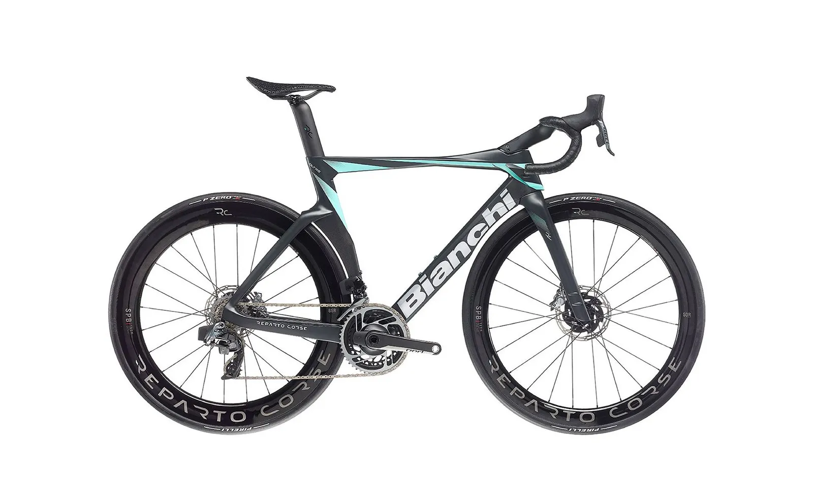 Bianchi Oltre RC Sram Red eTap AXS w powermeter - RC wheelset SKF bearings (Black Ck16)