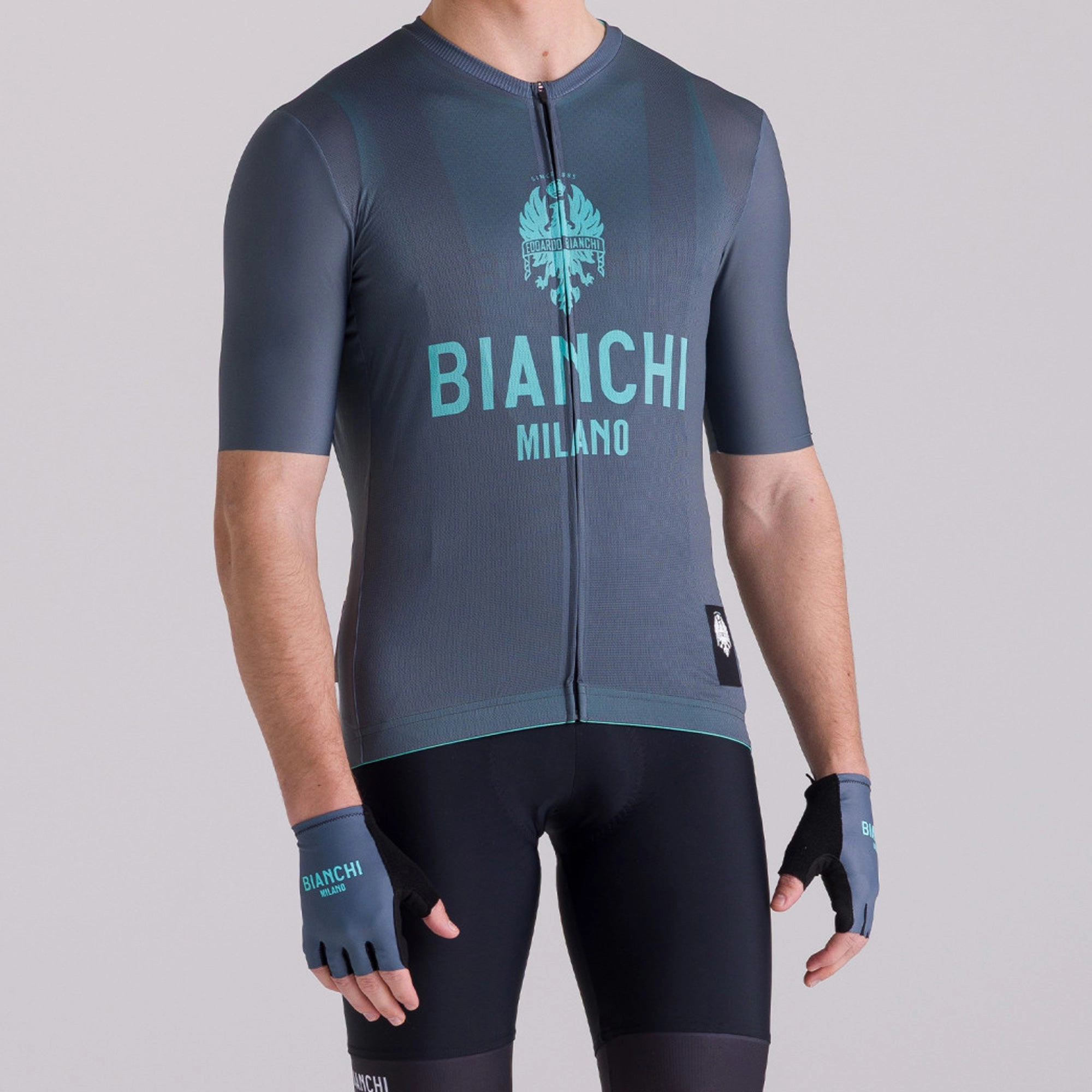 Bianchi Milano Classic gloves - Grey