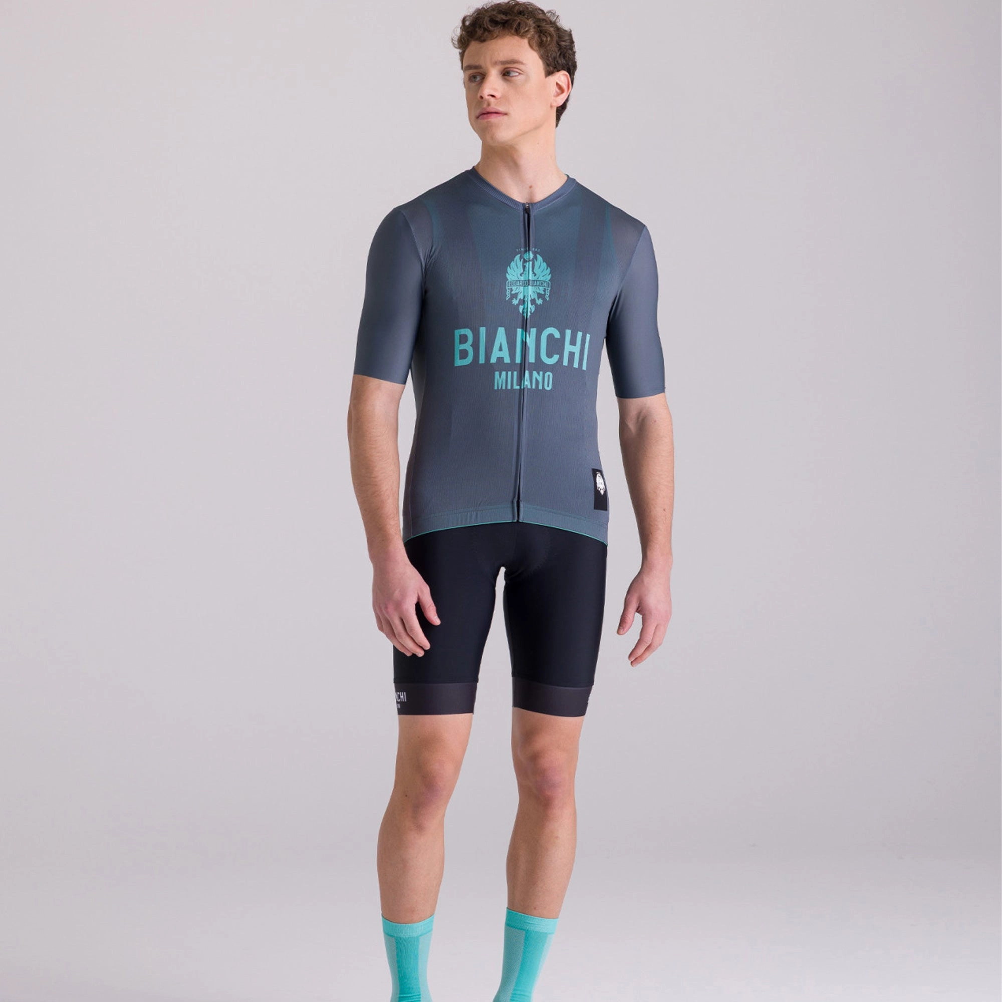 Bianchi Milano Classic jersey - Grey