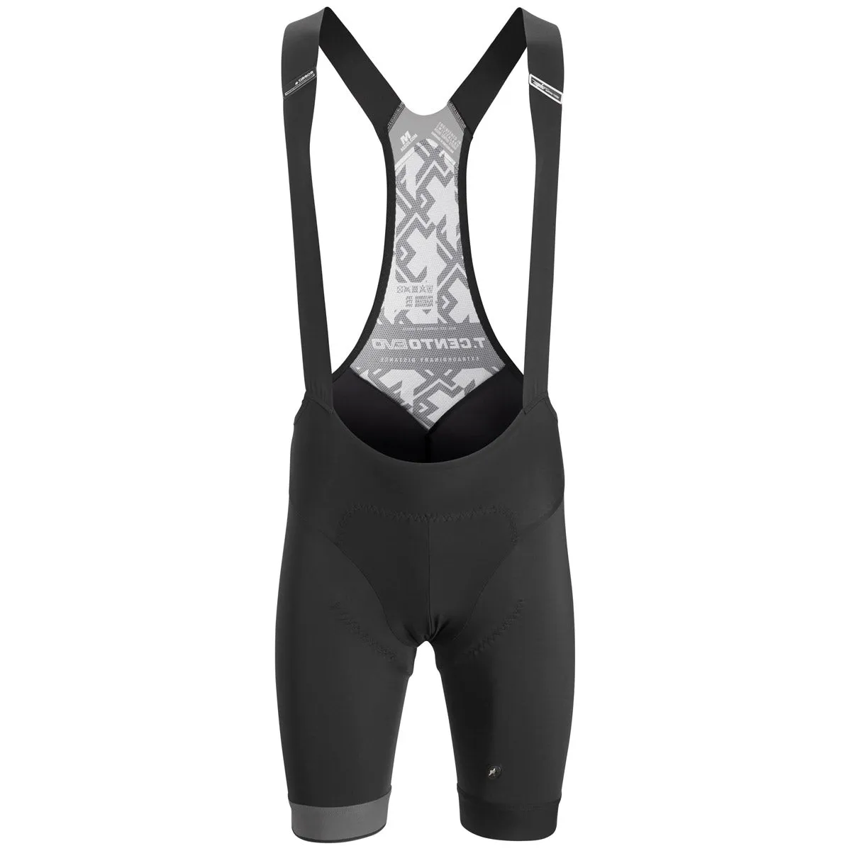 Bib shorts Assos T.cento Evo - Black