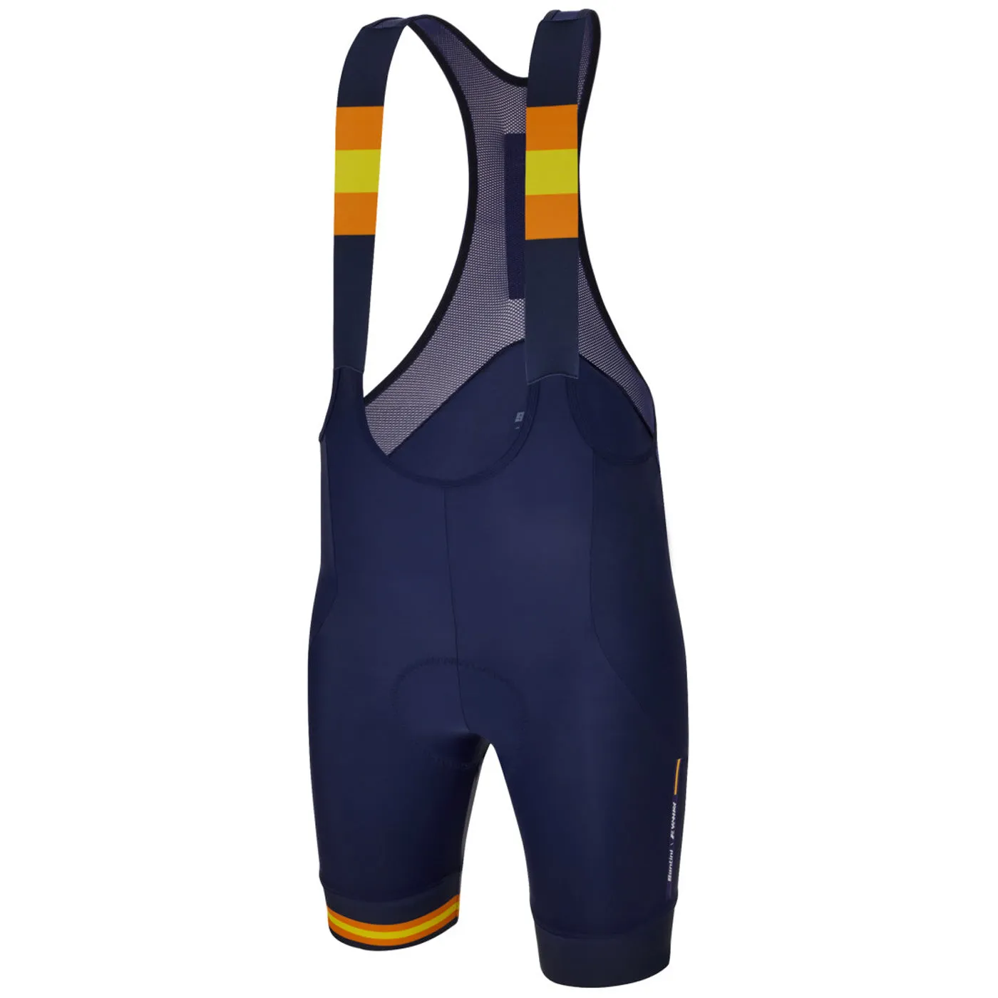 Bib shorts Le Vrai Santini x K-WAY - Blue