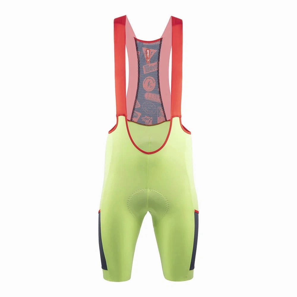 Bib shorts Cinelli Gravel - Fluorescent Green 