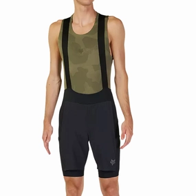 Bib shorts Fox Flexair Ascent Cargo - Black