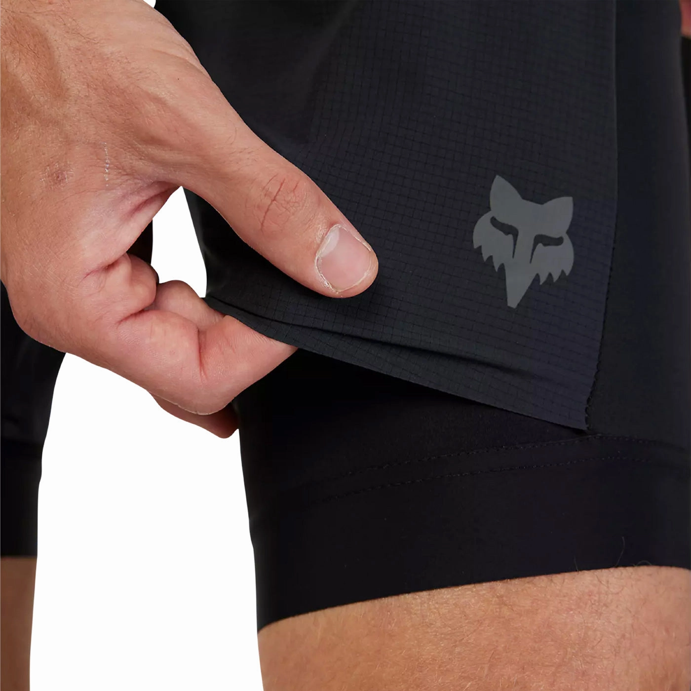 Bib shorts Fox Flexair Ascent Cargo - Black