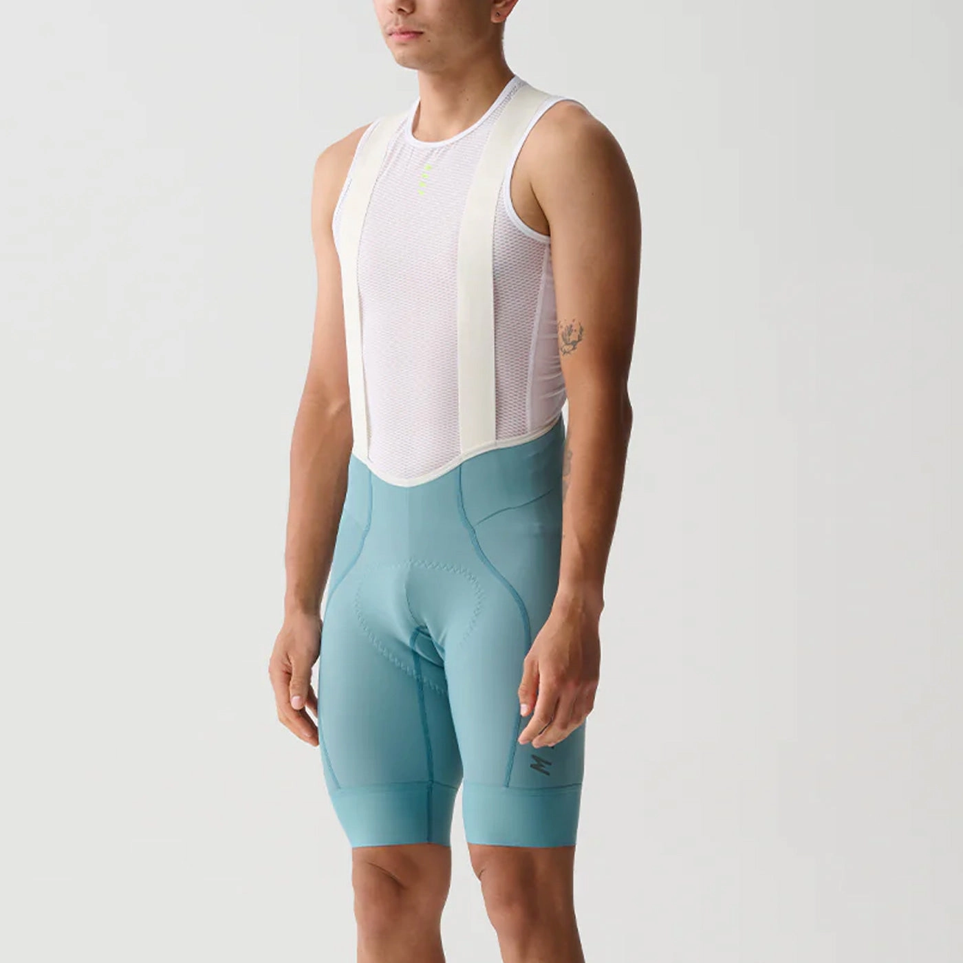 Bib shorts Maap Team Evo - Light Blue