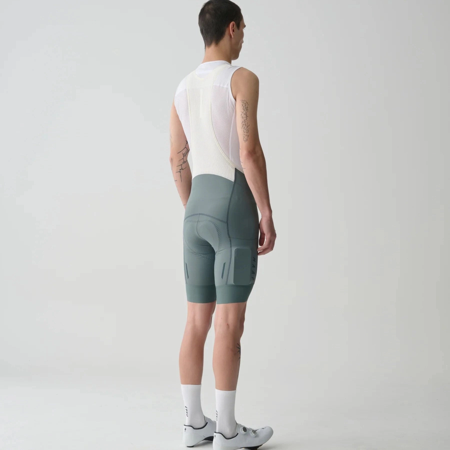 Bib shorts Maap Team Evo Cargo - Green