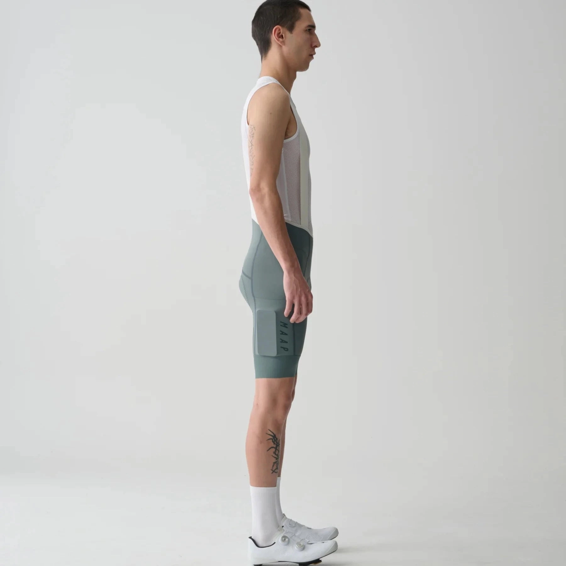 Bib shorts Maap Team Evo Cargo - Green