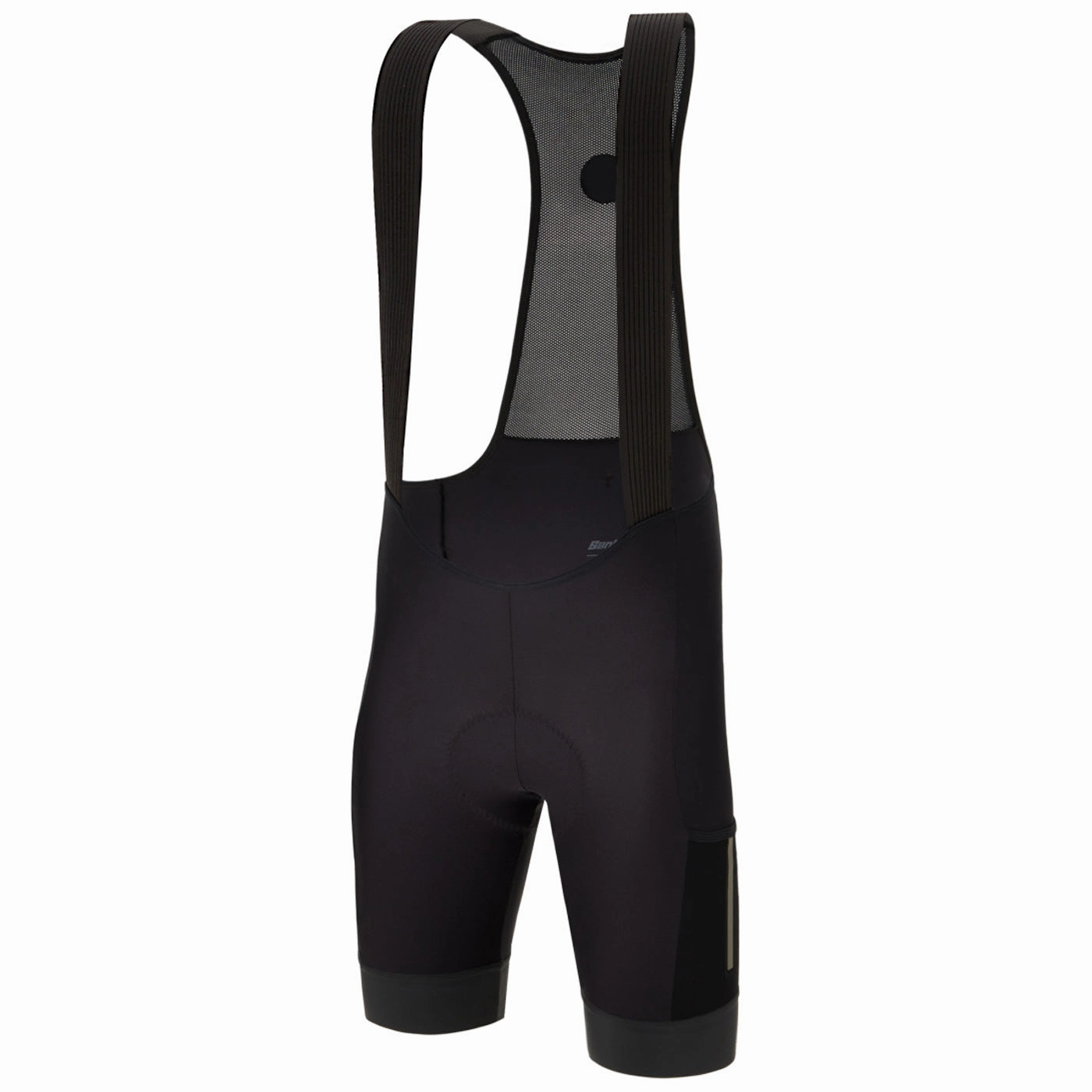 Bib shorts Santini Gravel - Black Gray