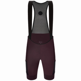 Bib shorts Santini Gravel - Bordeaux