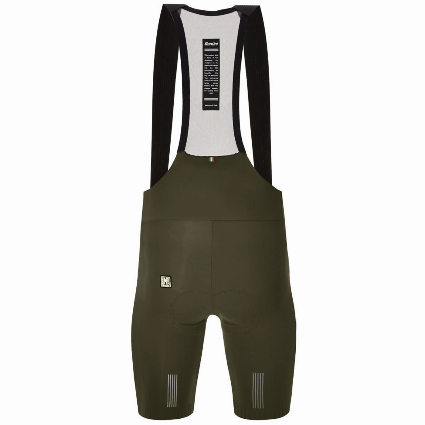 Bib shorts Santini Plush - Green
