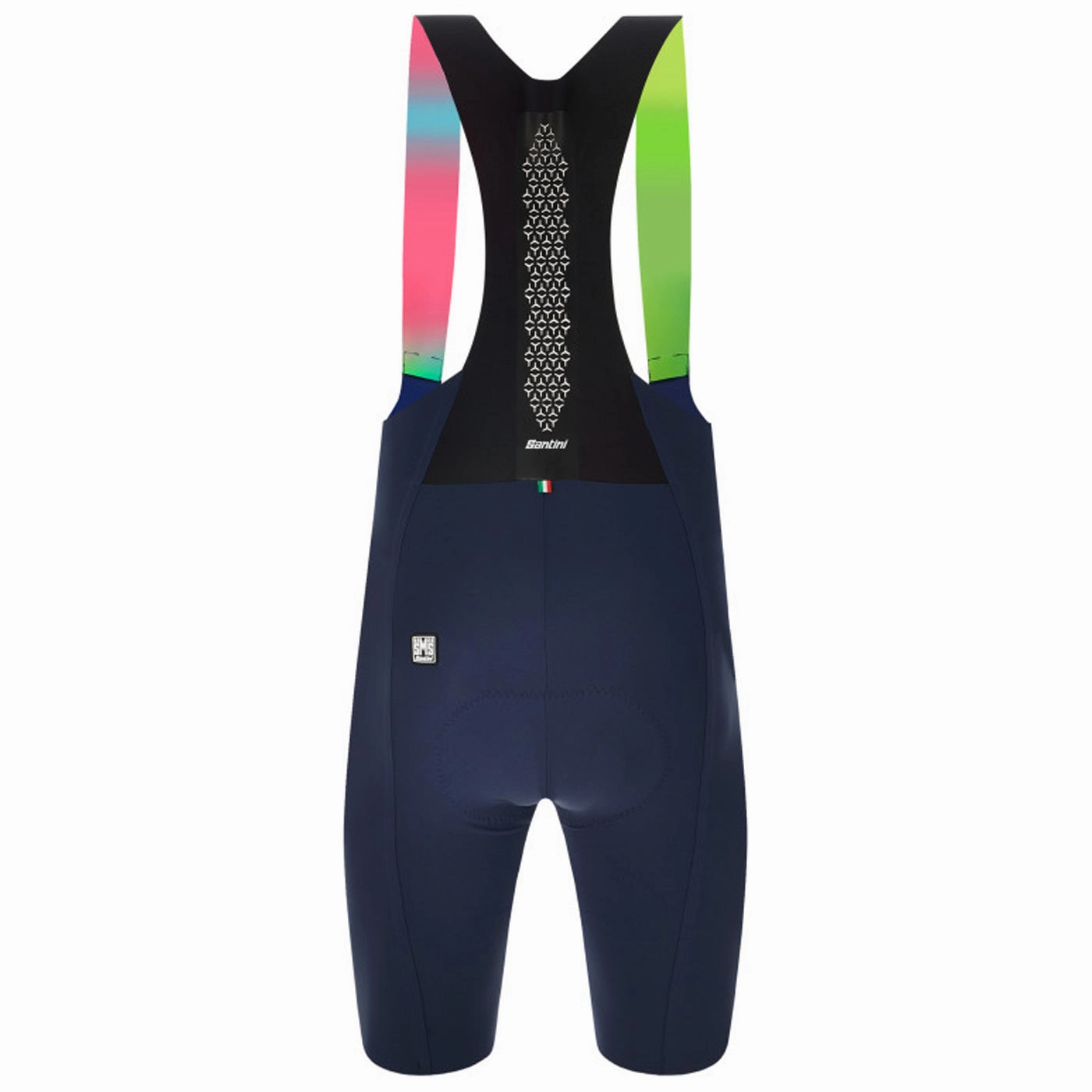 Bib shorts Santini Unique - Blue