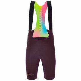 Bib shorts Santini Unique - Bordeaux