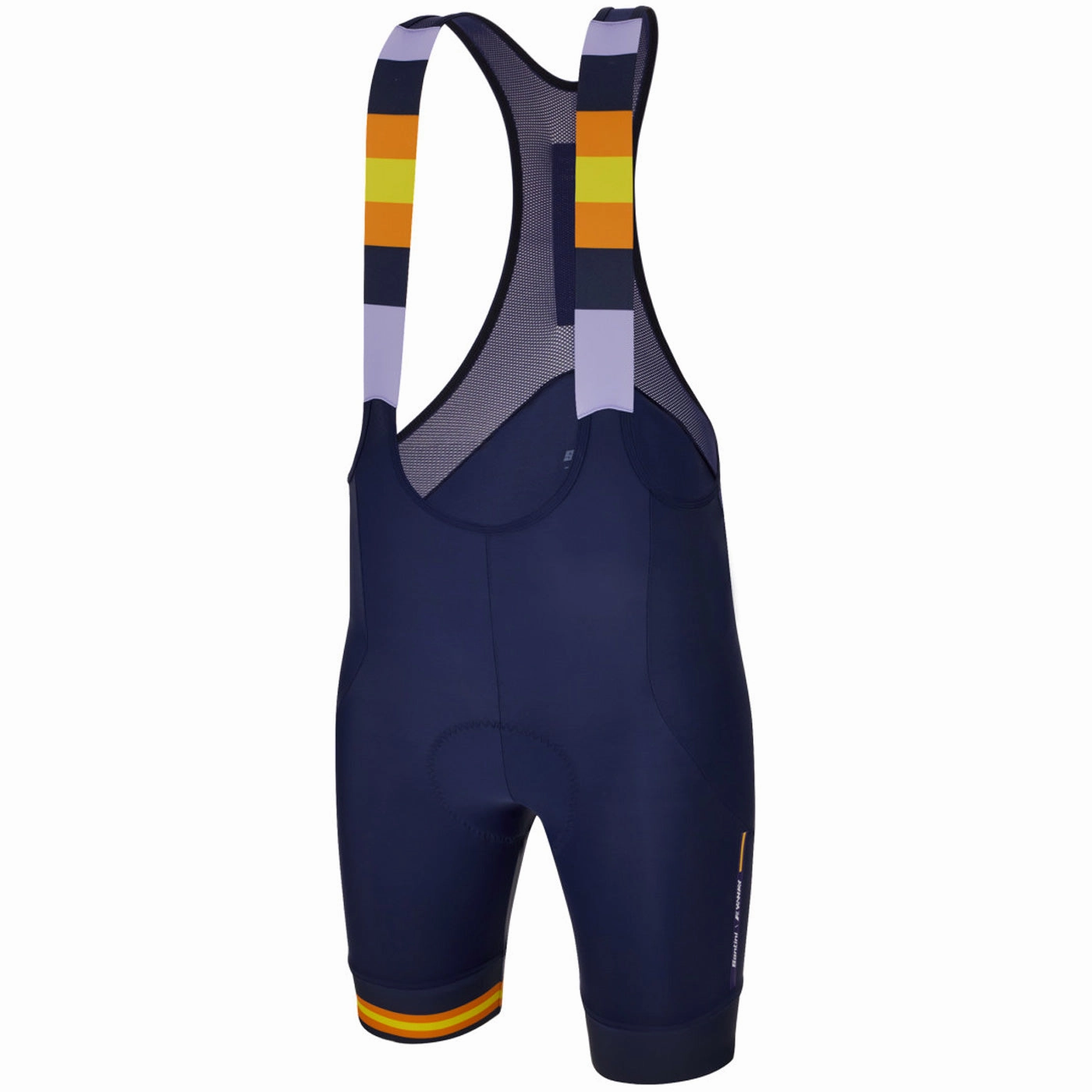 Bib shorts woman Le Vrai Santini x K-WAY - Blue