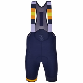 Bib shorts woman Le Vrai Santini x K-WAY - Blue