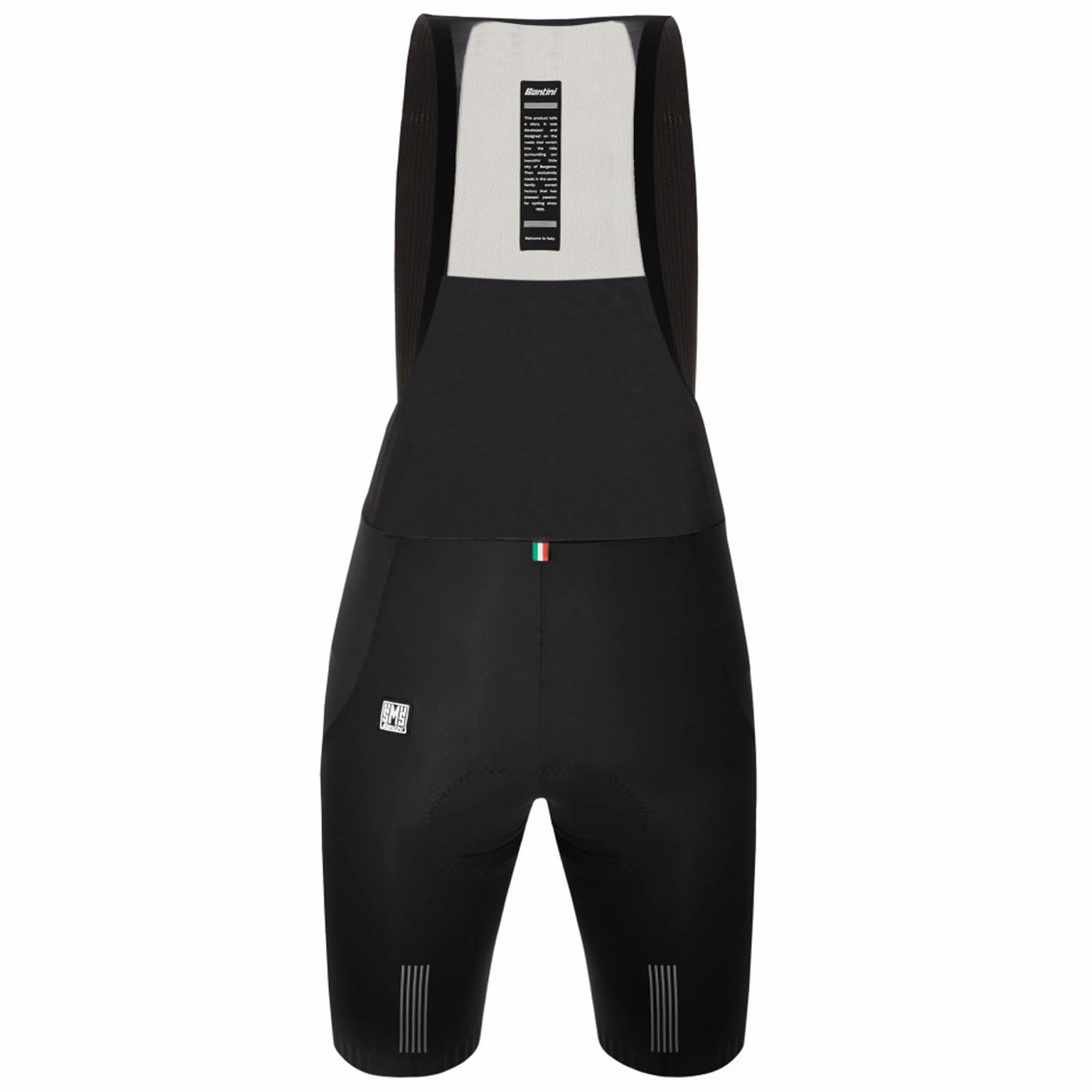 Bib shorts woman Santini Plush - Black