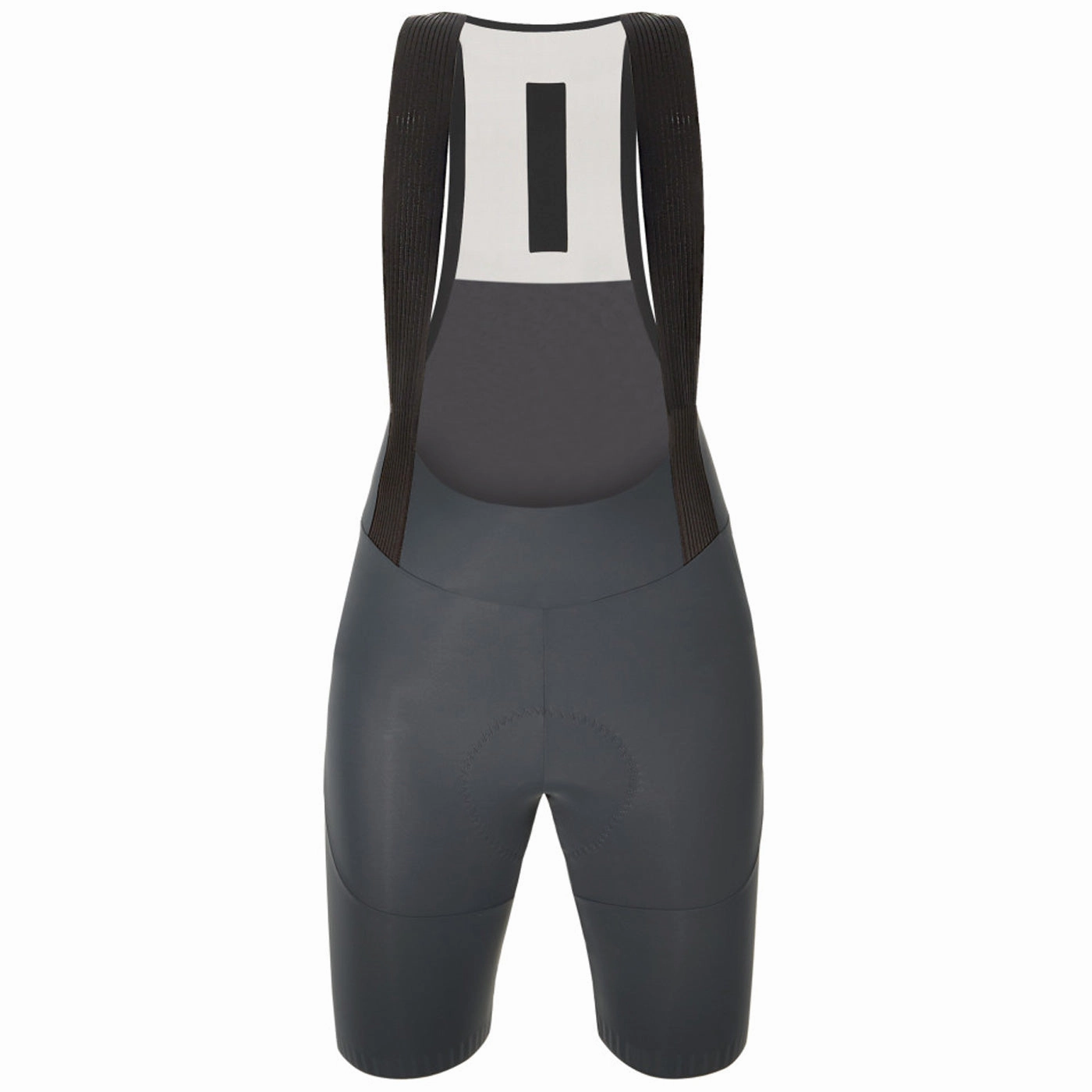 Bib shorts woman Santini Plush - Gray