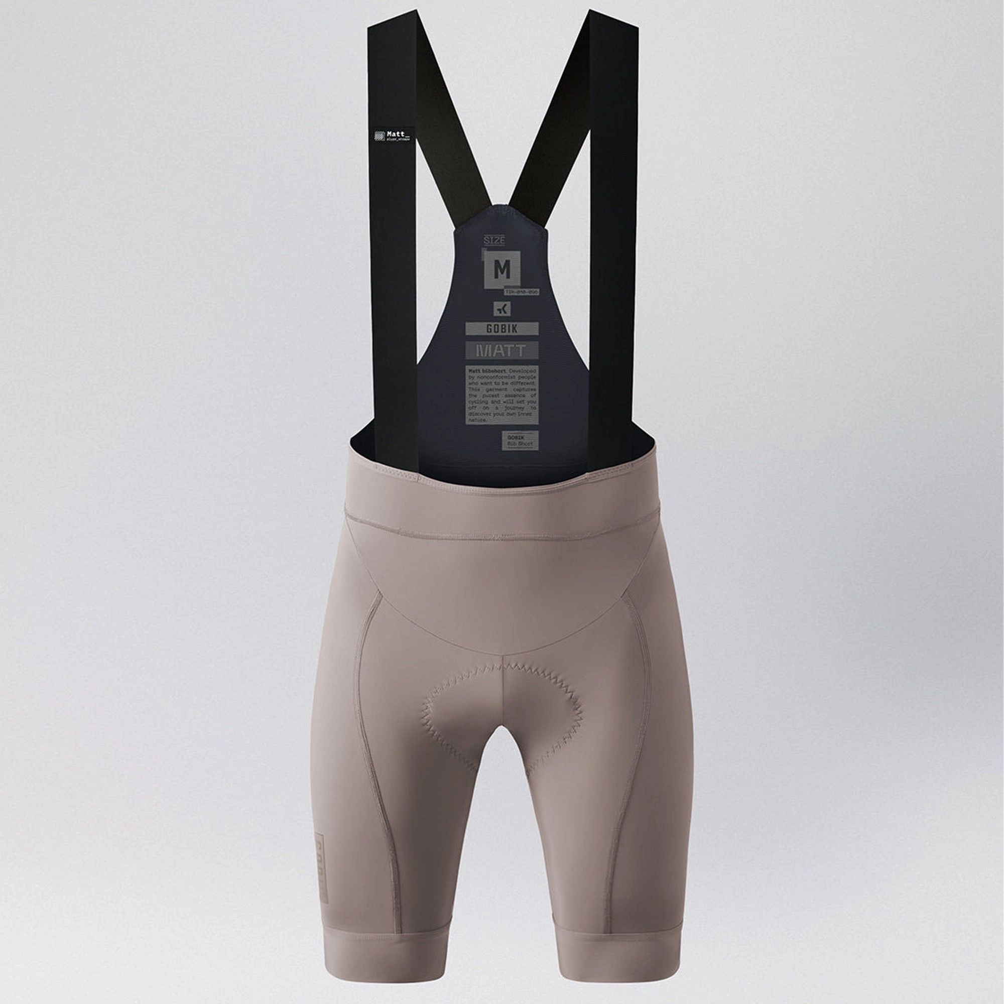 Bib shorts women's Gobik Matt 2.0 - Beige