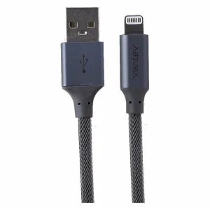 Ventev (4-Ft) Braided Lightning 8-Pin To Usb Charge/Sync Cable - Steel Gray Special Deal Frenzy Flash Sale Now