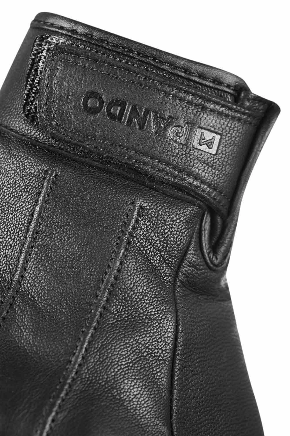 Ivy Black  Leather Summer Motorcycle Gloves Today Only Steal
