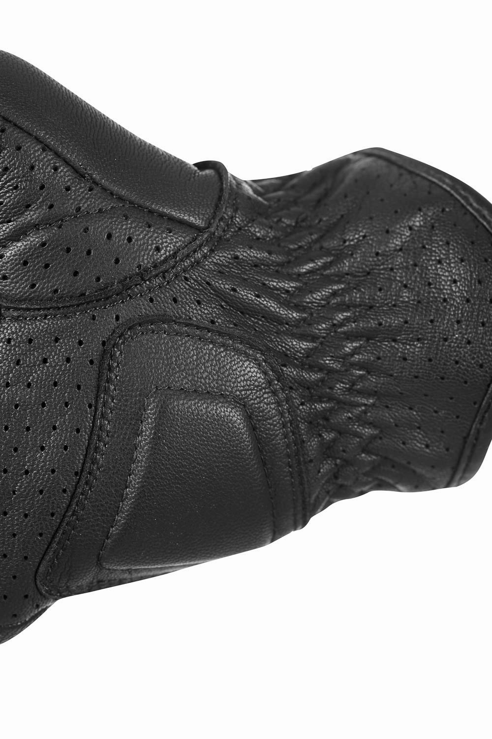 Gift Sale Event Limited Offer Alert Ivy Black  Leather Summer Motorcycle Gloves