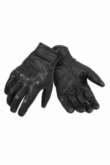 Ivy Black  Leather Summer Motorcycle Gloves Best Deal Online Todays Special Picks