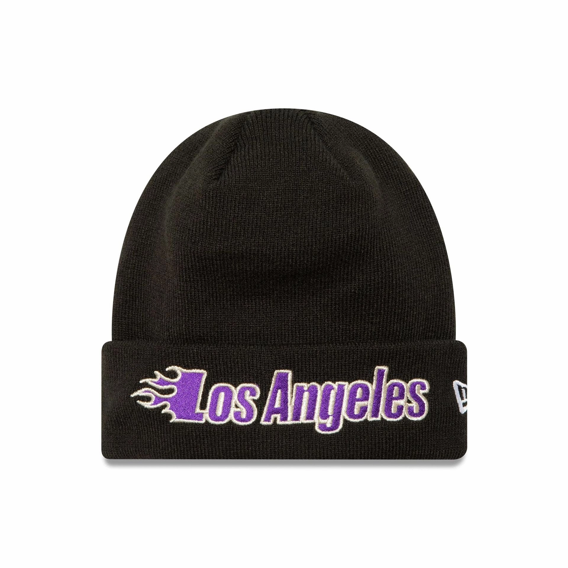 La Lakers Nba Metallic Black Cuff Knit Beanie Hat Today Only Special
