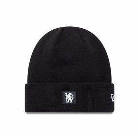 Big Clearance Event Hot Pick Online Chelsea Fc Lion Crest Rubber Lion Black Cuff Knit Beanie Hat