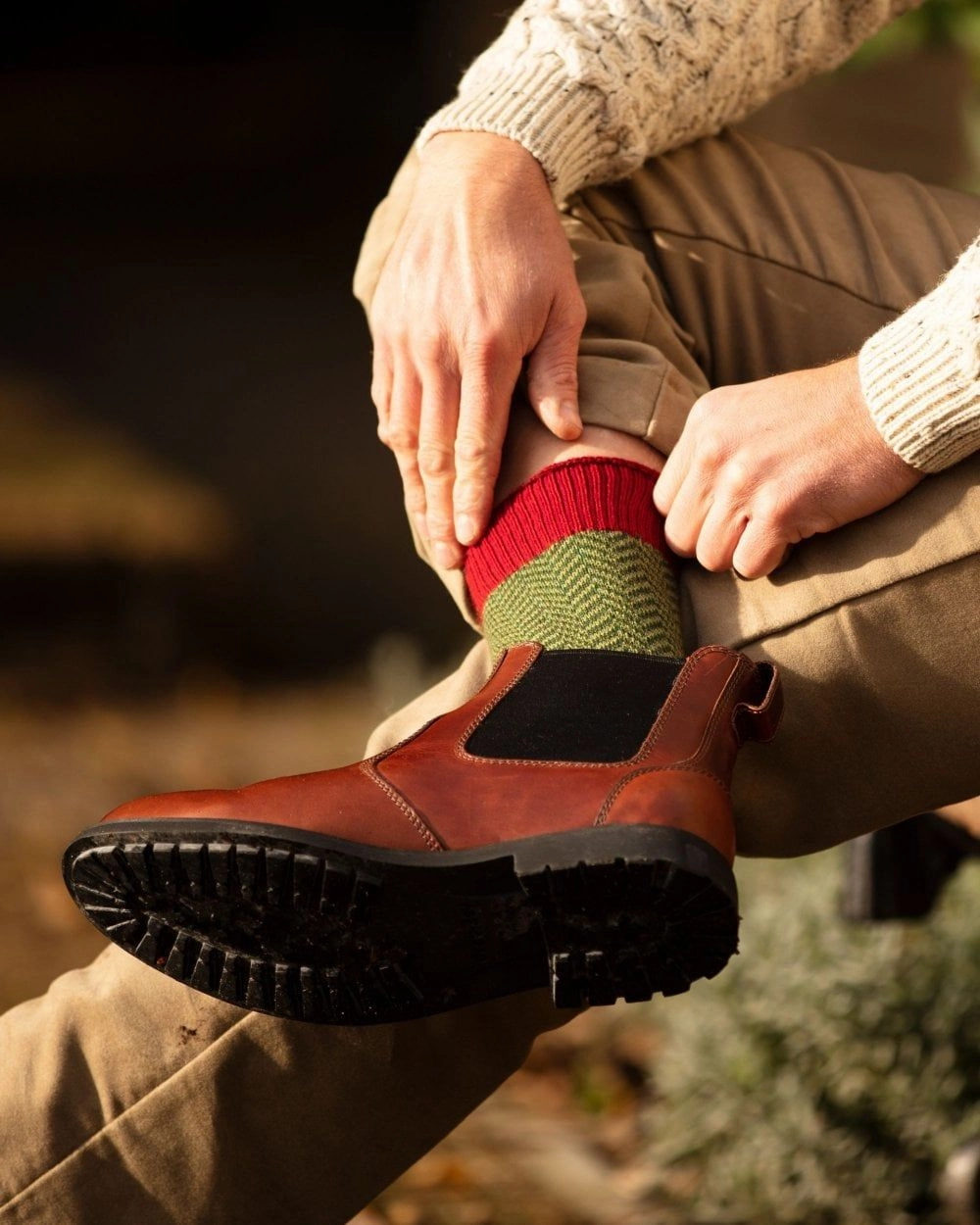 House Of Cheviot Herringbone Short Socks Hot Pick Deal Exclusive Online Discount