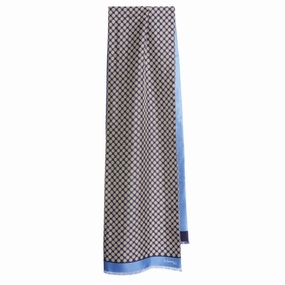 Midnight And Light Blue Double Scarf MustHave Gift Ideas