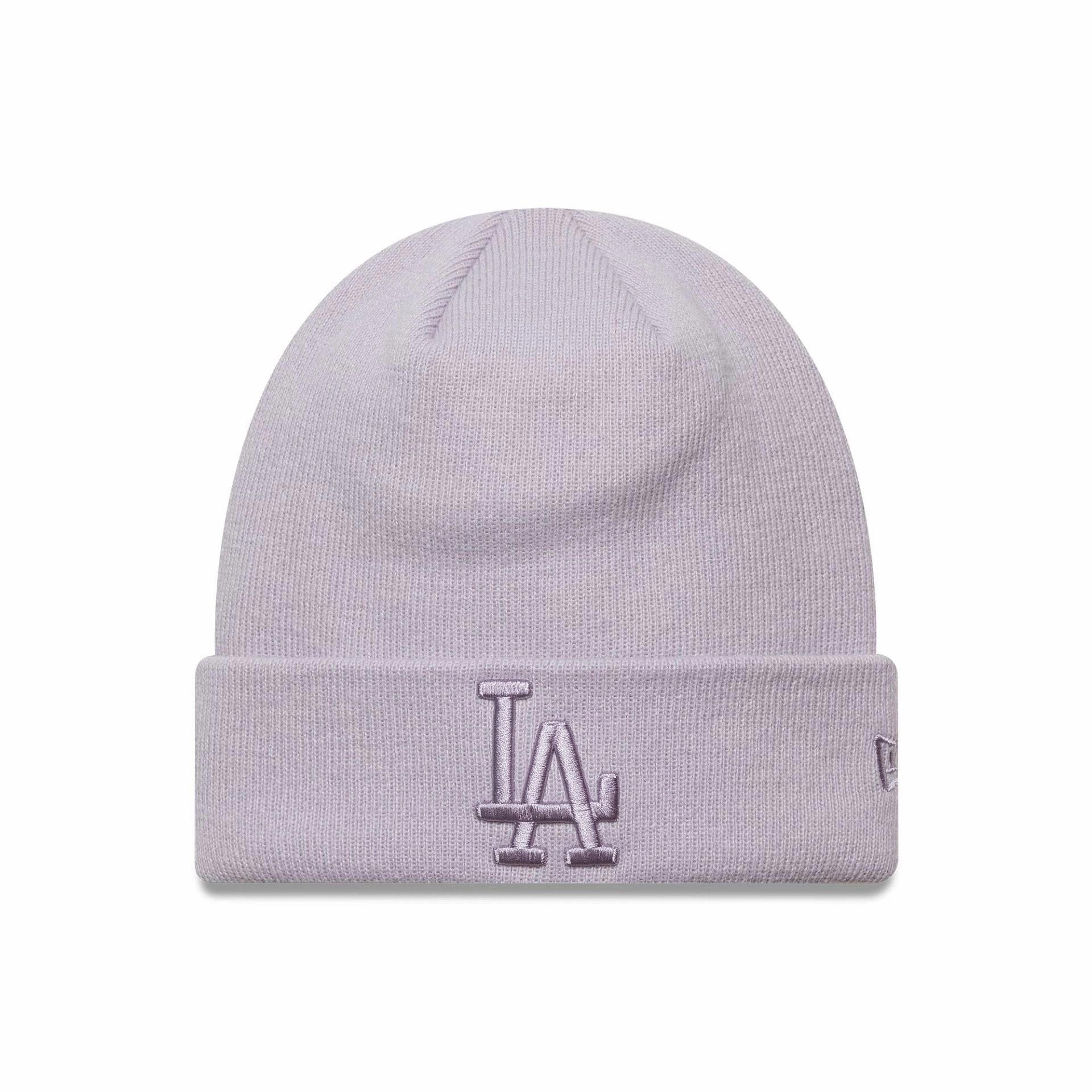 Grab the Deal Now Best Price Online La Dodgers Mlb League Essential Pastel Purple Cuff Knit Beanie Hat