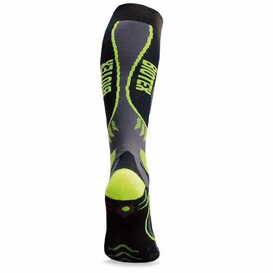 Biotex Thermolite Race socks - Black Yellow Fluo