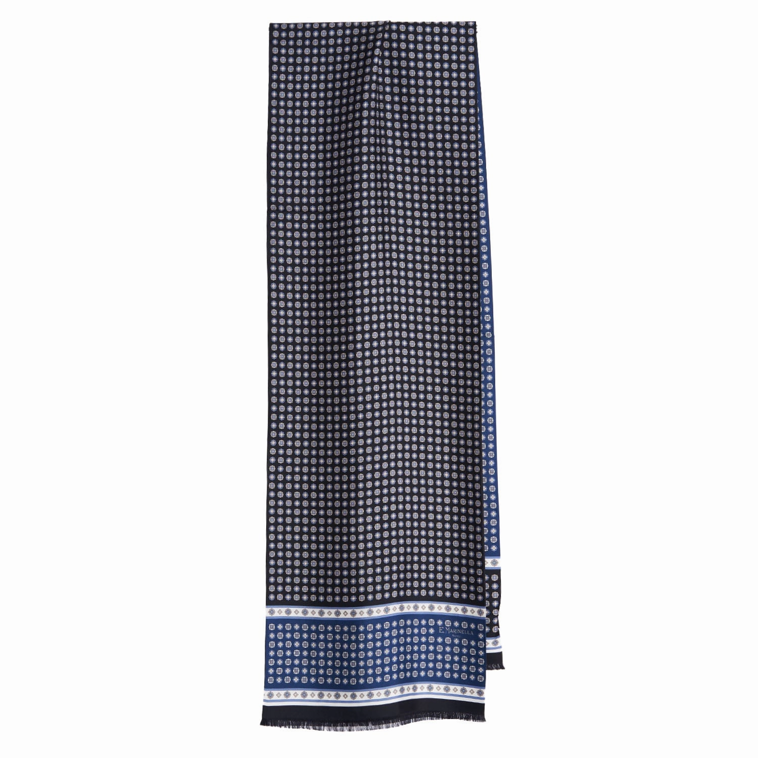 Special Deal Frenzy Black Double Silk Scarf