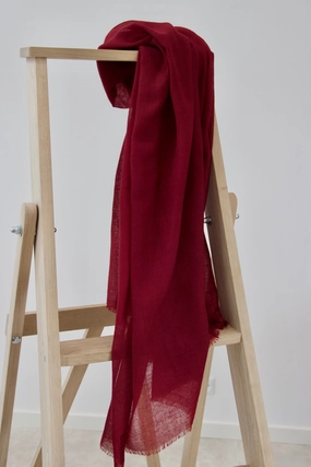 Hot Item Clearance Exclusive Deal Inside Bordeaux Wool Scarf