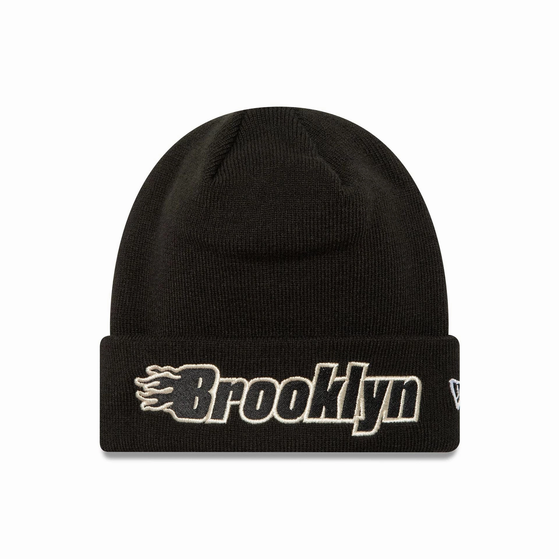 Hot Offer Inside Today Only Special Brooklyn Nets Nba Metallic Black Cuff Knit Beanie Hat