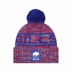 Big Savings Alert Buffalo Bills Nfl Sideline Blue Sport Knit Beanie Hat