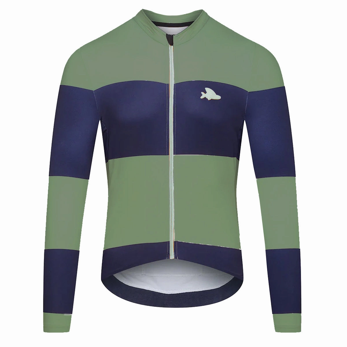 Cafe du Cycliste Constance long sleeve jersey - Blue