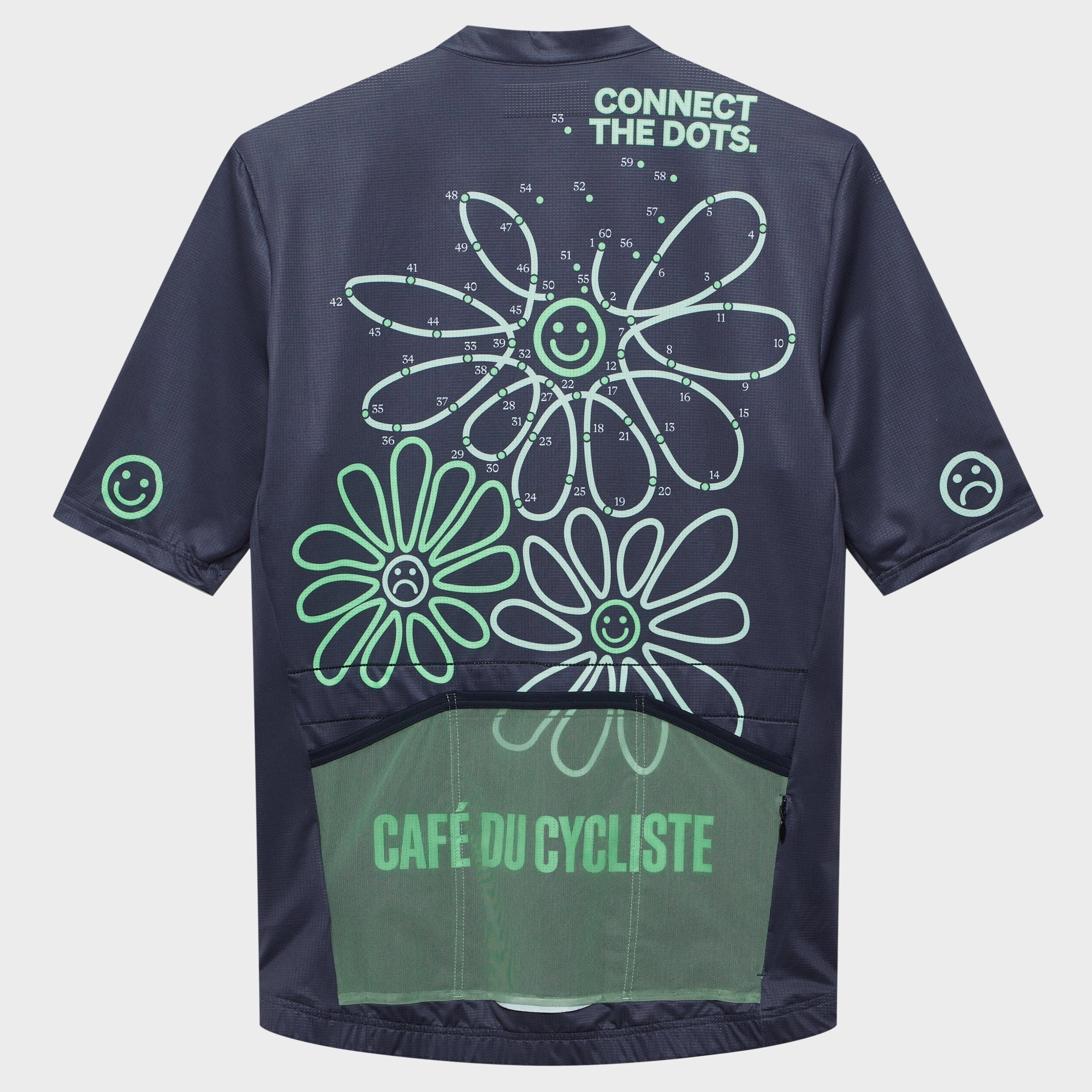 Cafe du Cycliste Fleurette jersey - Blue