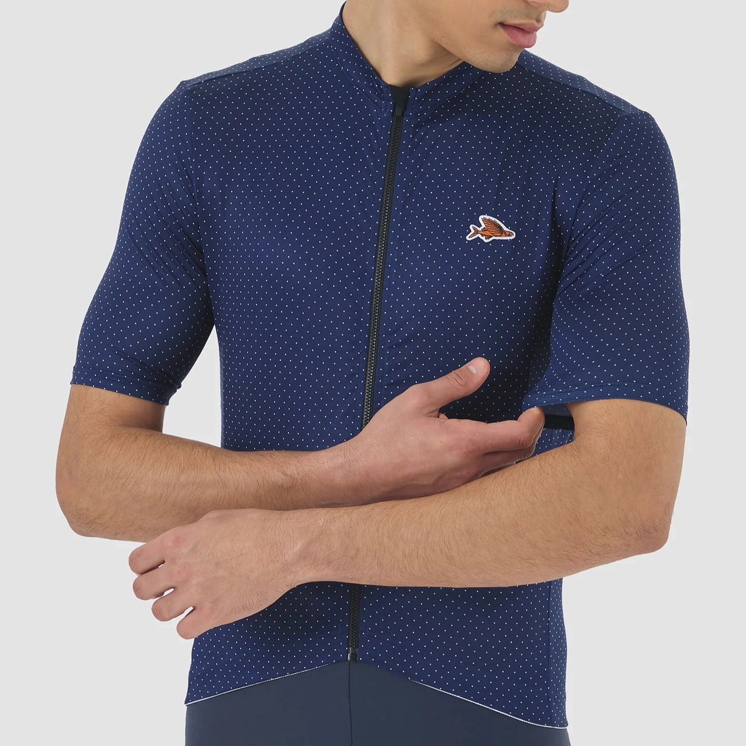 Cafe du Cycliste Fleurette jersey - Dark blue