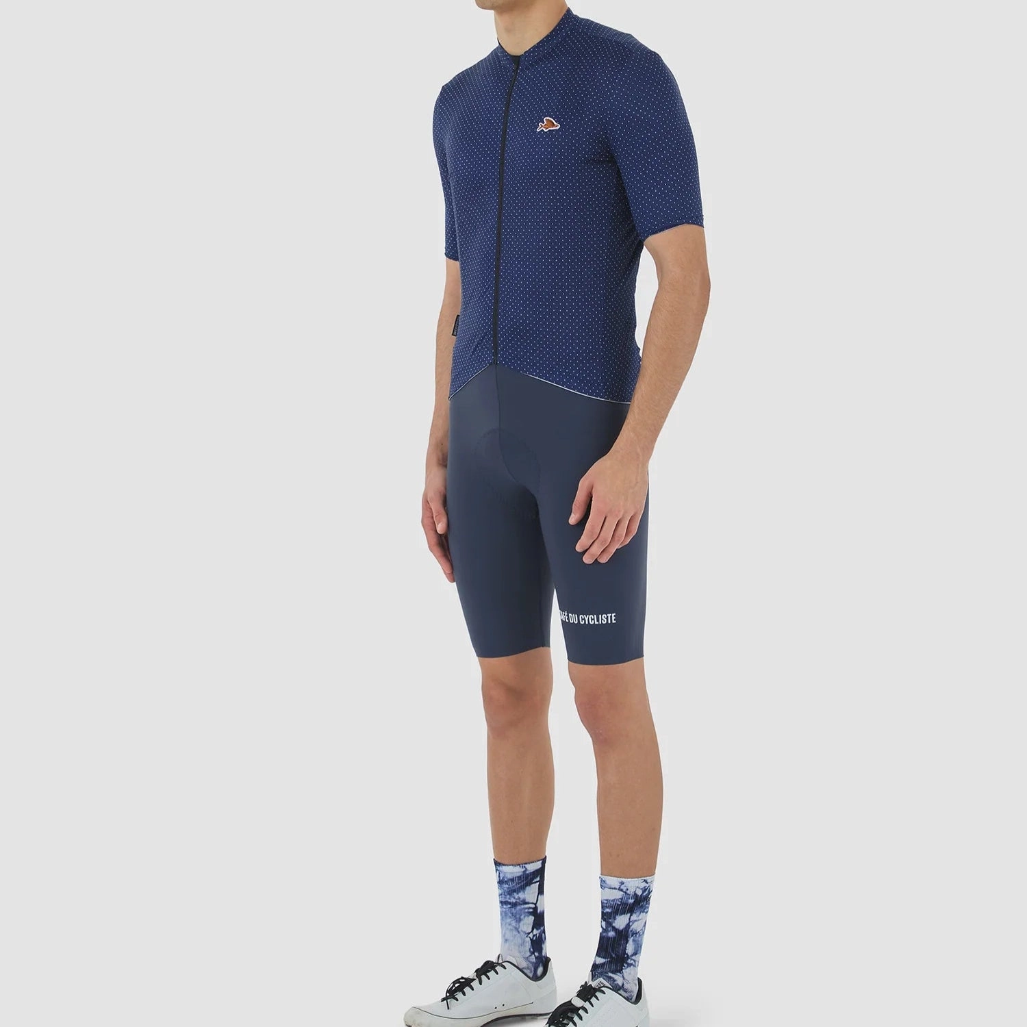 Cafe du Cycliste Fleurette jersey - Dark blue