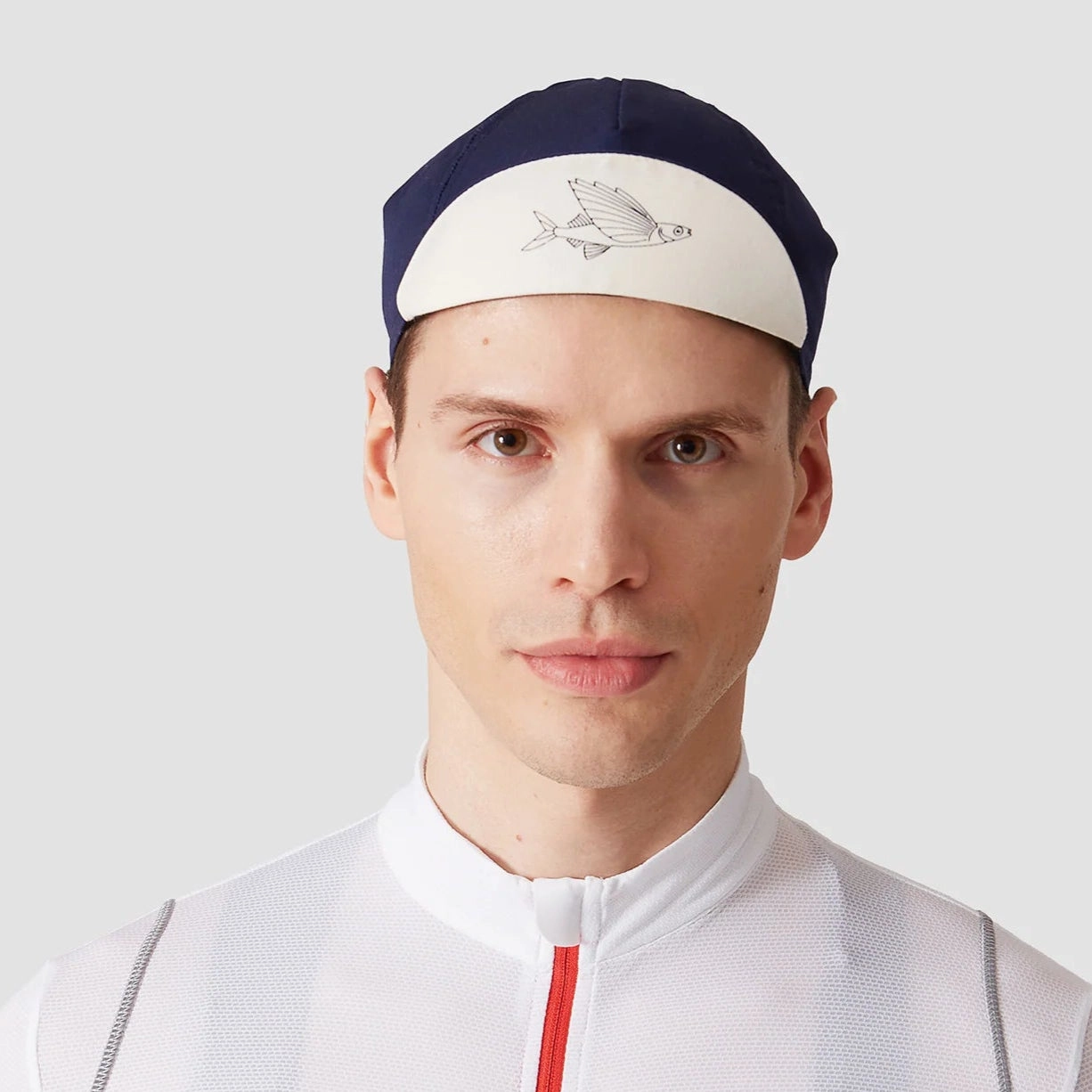 Cafe du Cycliste Gapette cap - Blue
