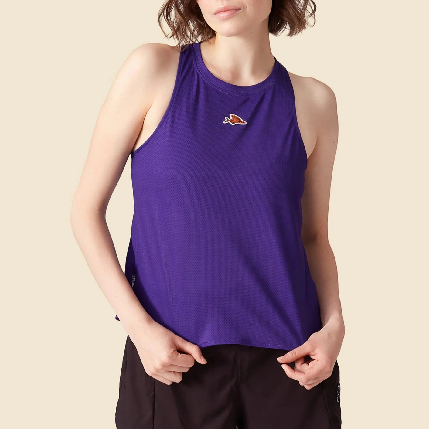 Cafe du Cycliste Julia women top - Purple