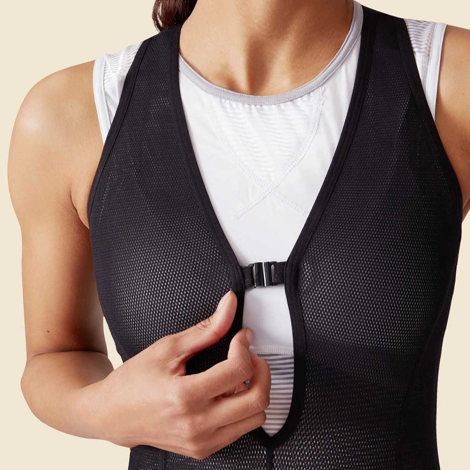 Cafe du Cycliste Mathilde woman bib shorts - Black