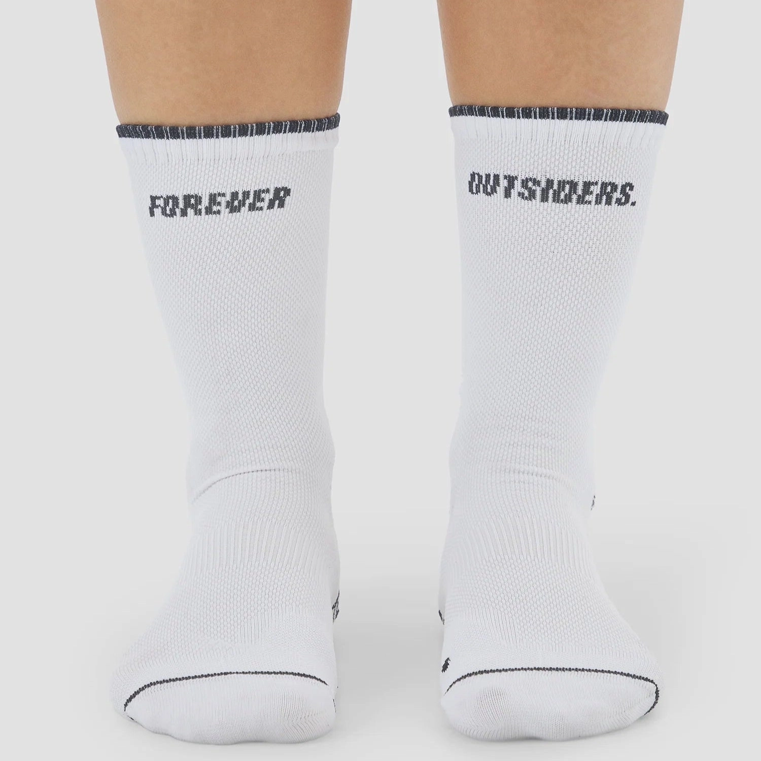 Cafe du Cycliste Motto socks - White