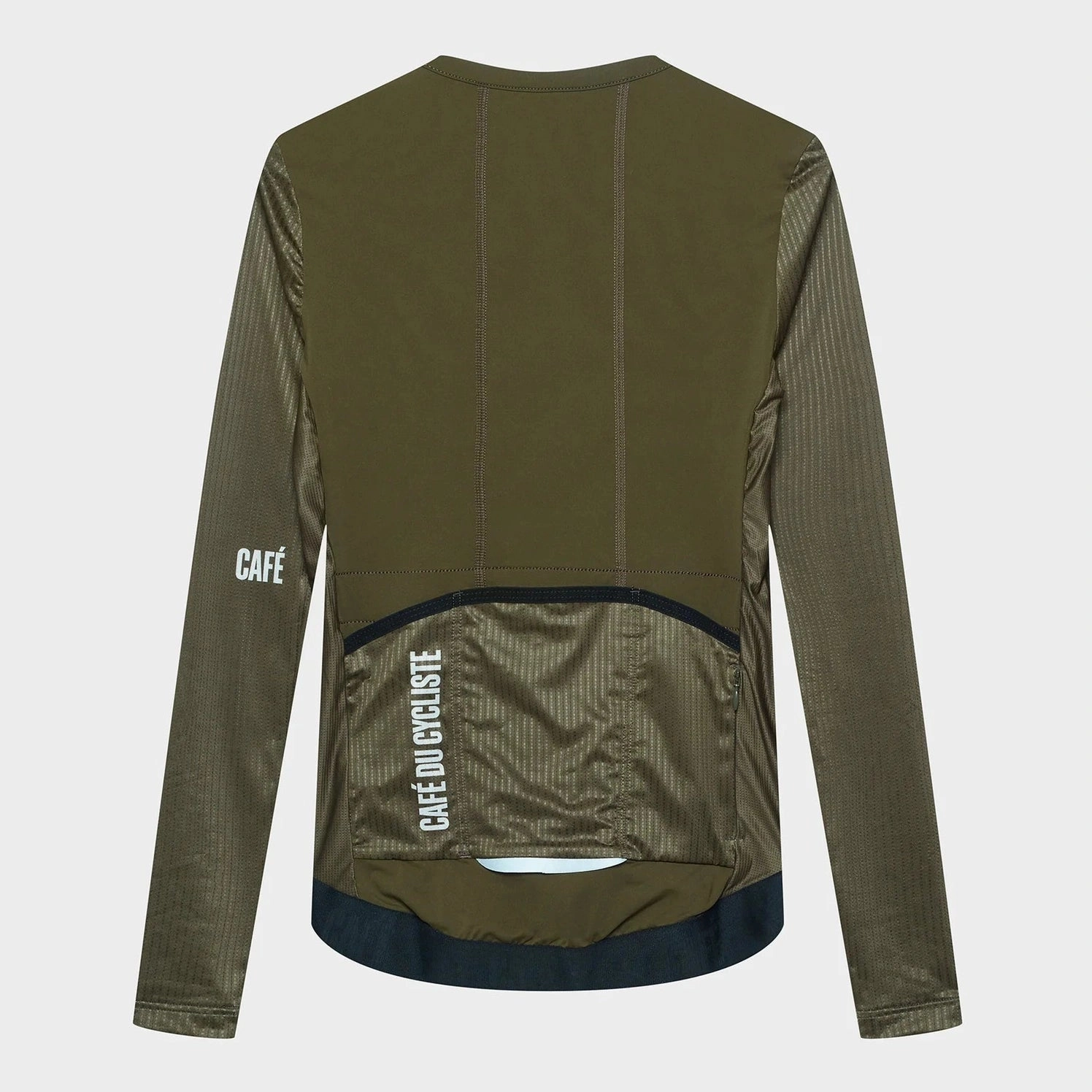 Cafe du Cycliste Roxane woman long sleeve jersey - Green