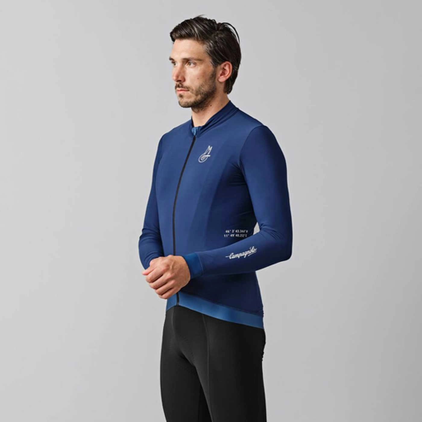 Campagnolo Croce Daune long sleeve jersey - Blue