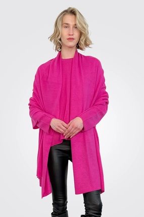 Online Exclusive Savings Hot Offer Ending Soon Cashmere Luxe Travel Wrap - Dragonfruit