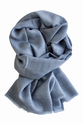 Special Offer Inside Cashmere Scarf In 100% Exclusive Fine Kashmir Wool - Grey